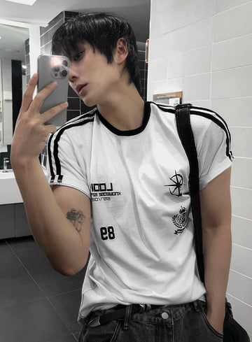 89 Line Short Sleeve T-shirt